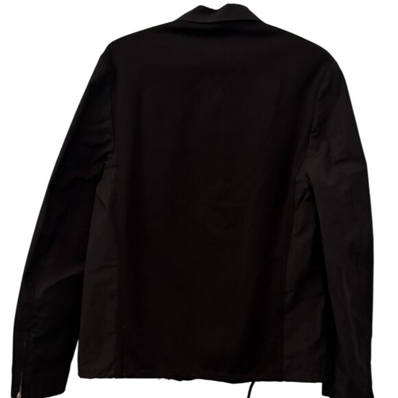 Diesel black notch lapel drawstring hem casual blazer size M - Picture 5 of 11